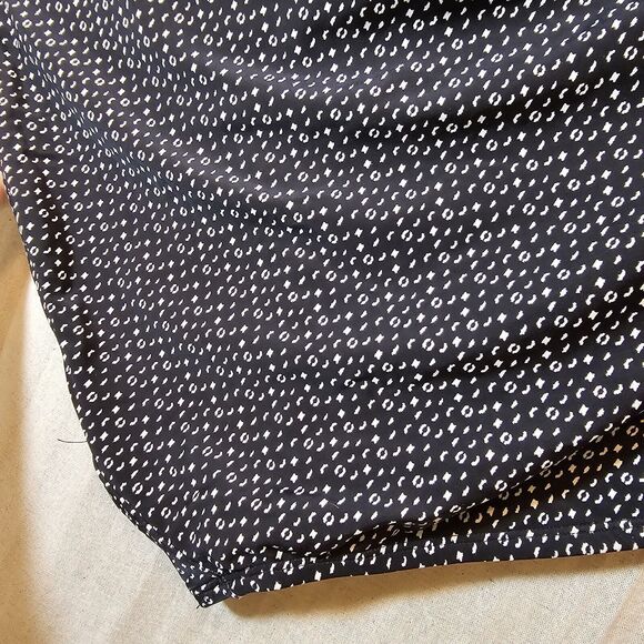 Liz Lange Maternity Swim One Piece Black White Dot Design XXL Strappy With Beads - Picture 6 of 12